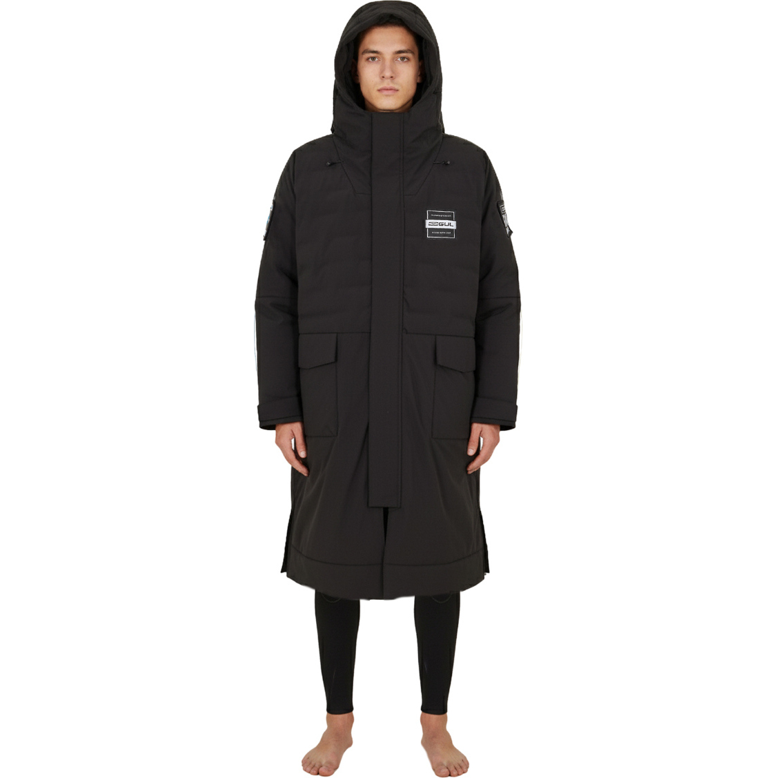 2025 Gul Revorobe Fusion Long Sleeve Changing Robe AC0149-C6 - Black / Black